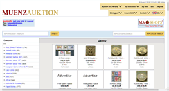 Desktop Screenshot of muenzauktion.com